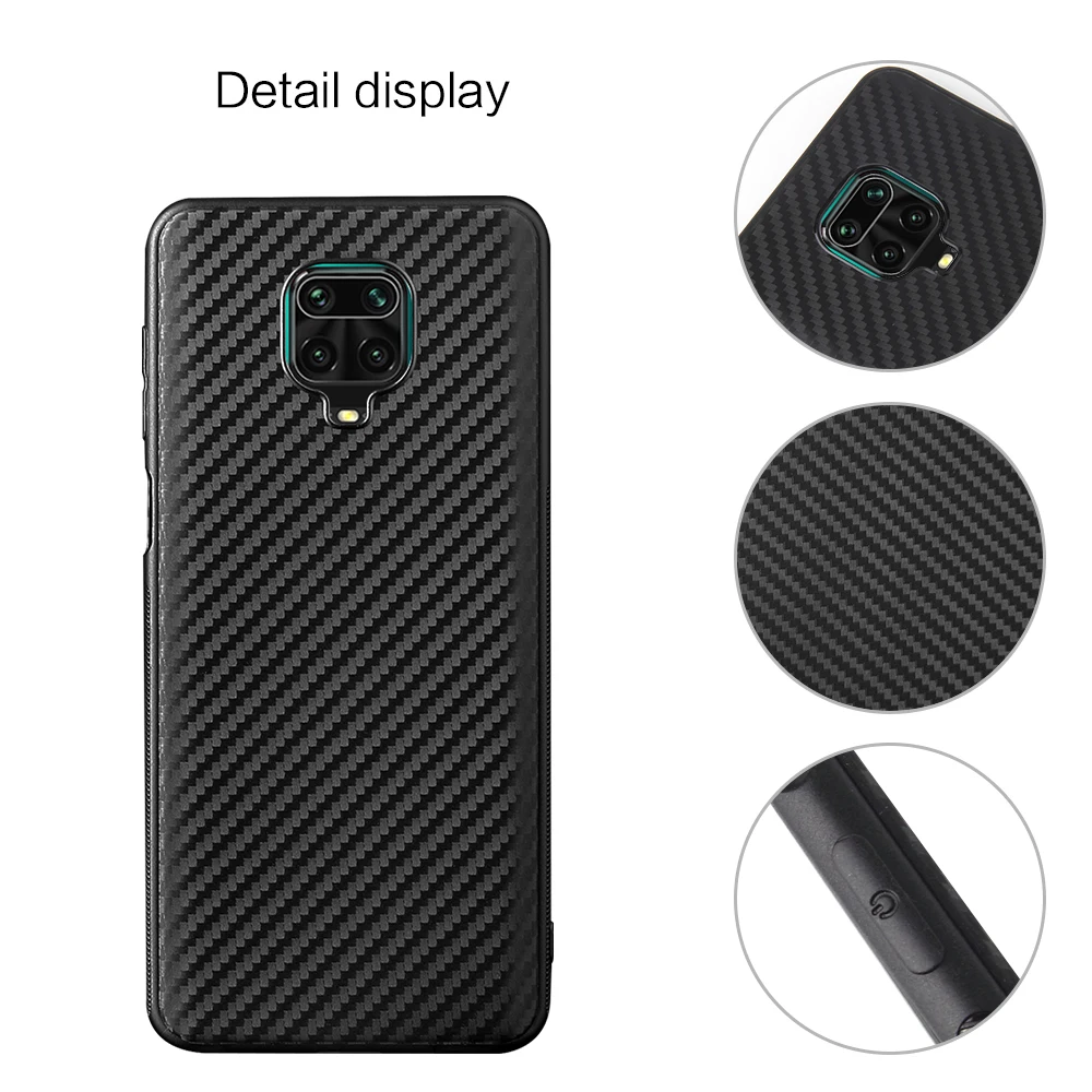 Мягкий чехол из углеродного волокна для Xiaomi Redmi Note 9S 9 Pro Max 9A 9C тонкая защитная