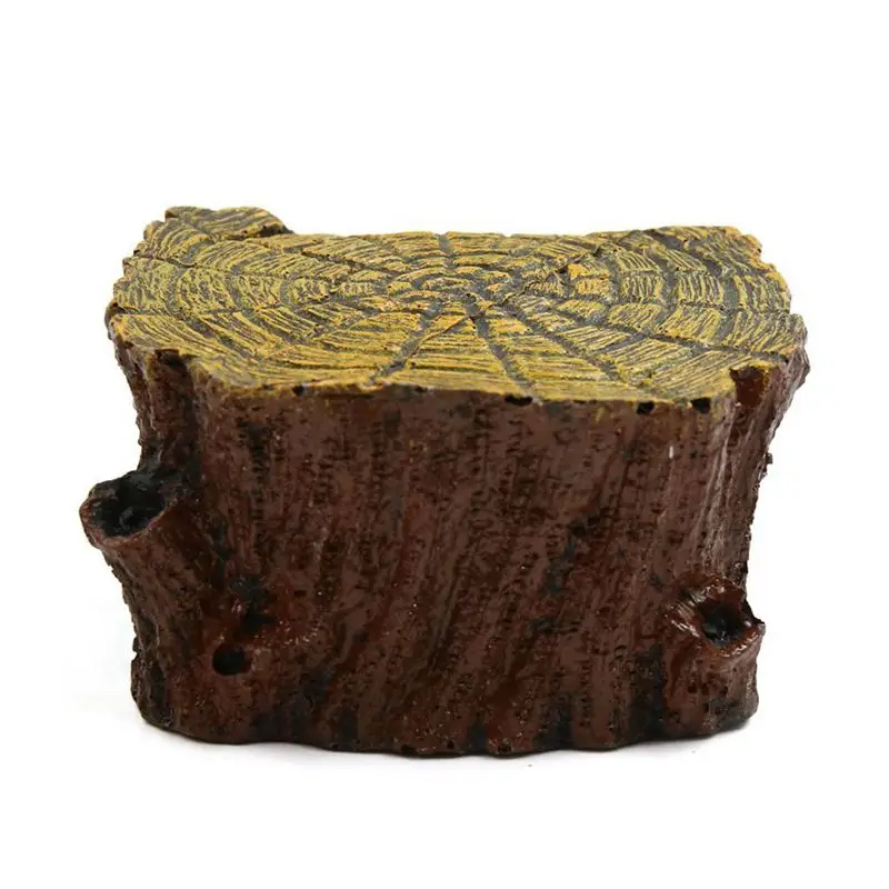 Полимерная пандусовая хижина для украшения ландшафта аквариума водной