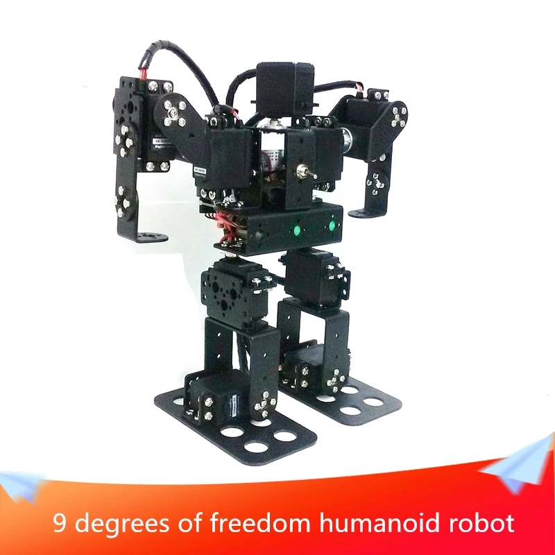 Самодельный робот 9 градусов свободы гуманоидный для Arduino танцевальный ходячий