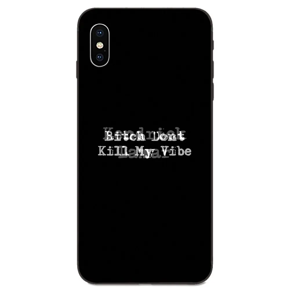 Kendrick Lamar Bech Don't Kill My Vibe для Apple iPhone 4 4S 5 5S SE 6 6S 7 8 11 Plus X XS Max XR Pro картина из мягкой