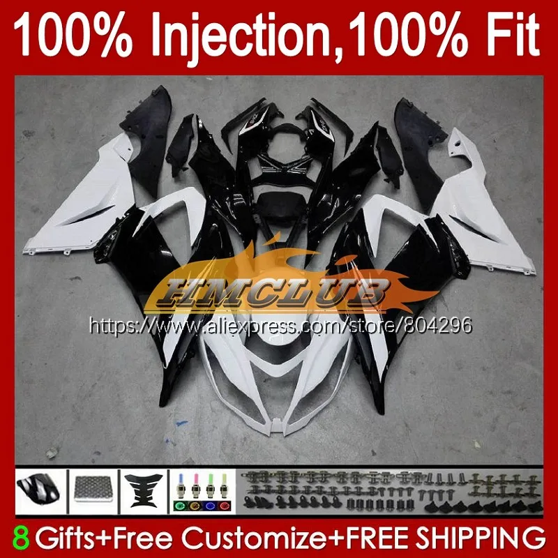 

Инъекция для KAWASAKI NINJA ZX636 ZX6R 13 14 15 16 17 18 78No.20 ZX 6R ZX-6R 2013 Белый Черный 2014 2015 2016 2017 2018 обтекатель