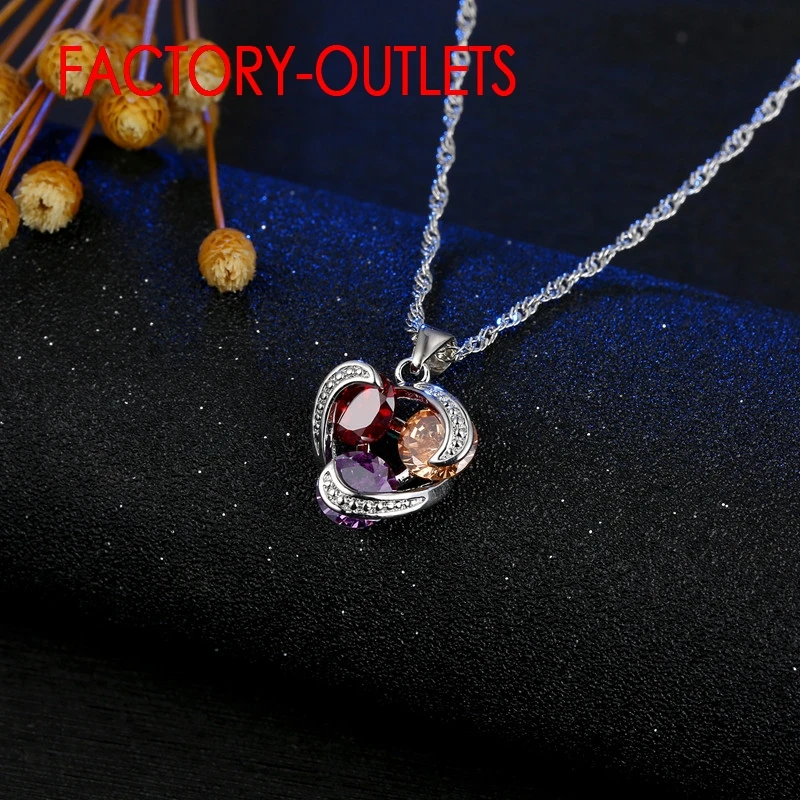 Модное женское ожерелье-Кольцо из стерлингового серебра 925 пробы серьги-кольца с