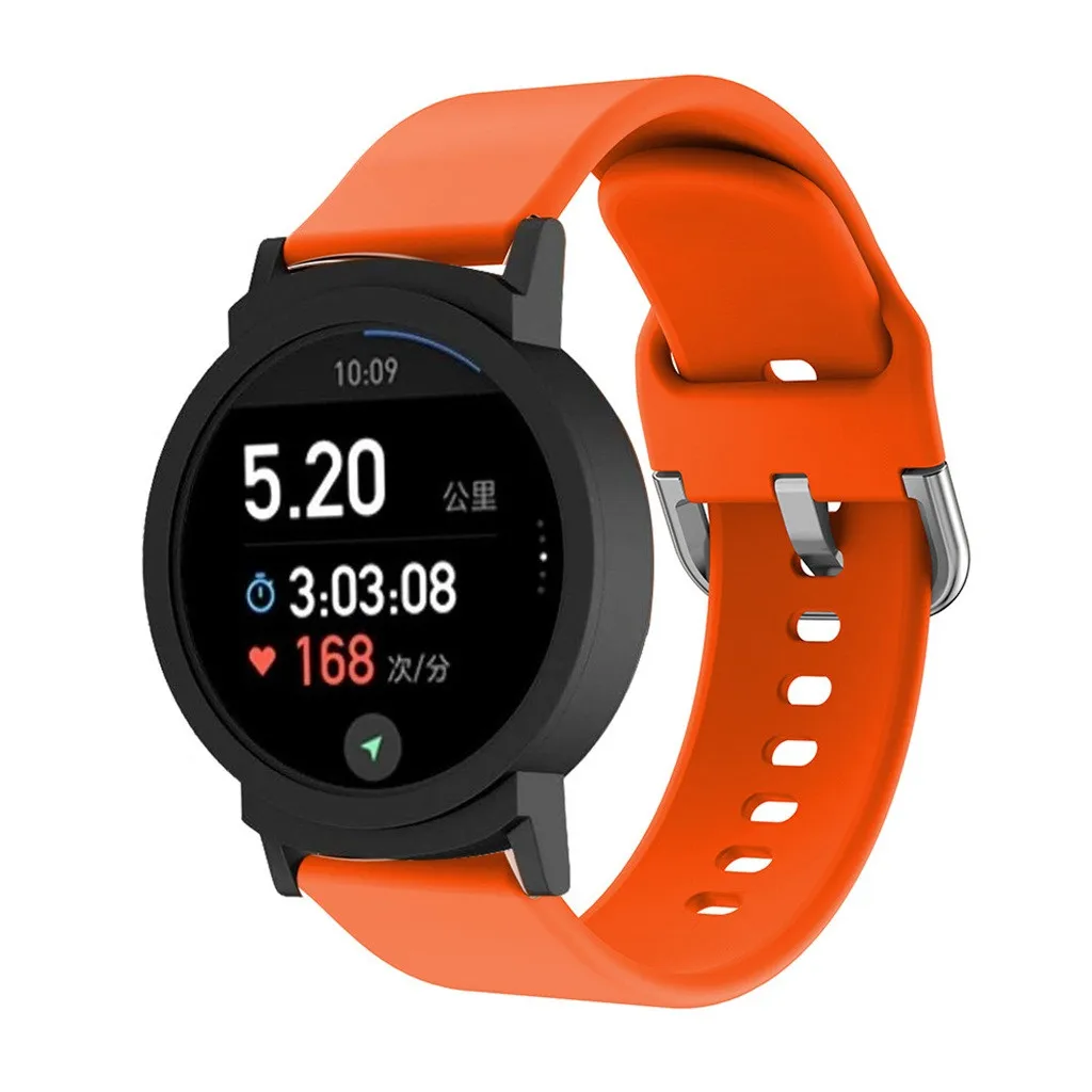 Сменный силиконовый ремешок для наручных часов браслет Ticwatch E регулировка длины