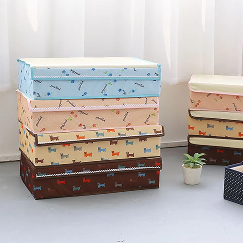 Сумка для хранения нижнего белья разделитель ящика с крышкой органайзер шкафа