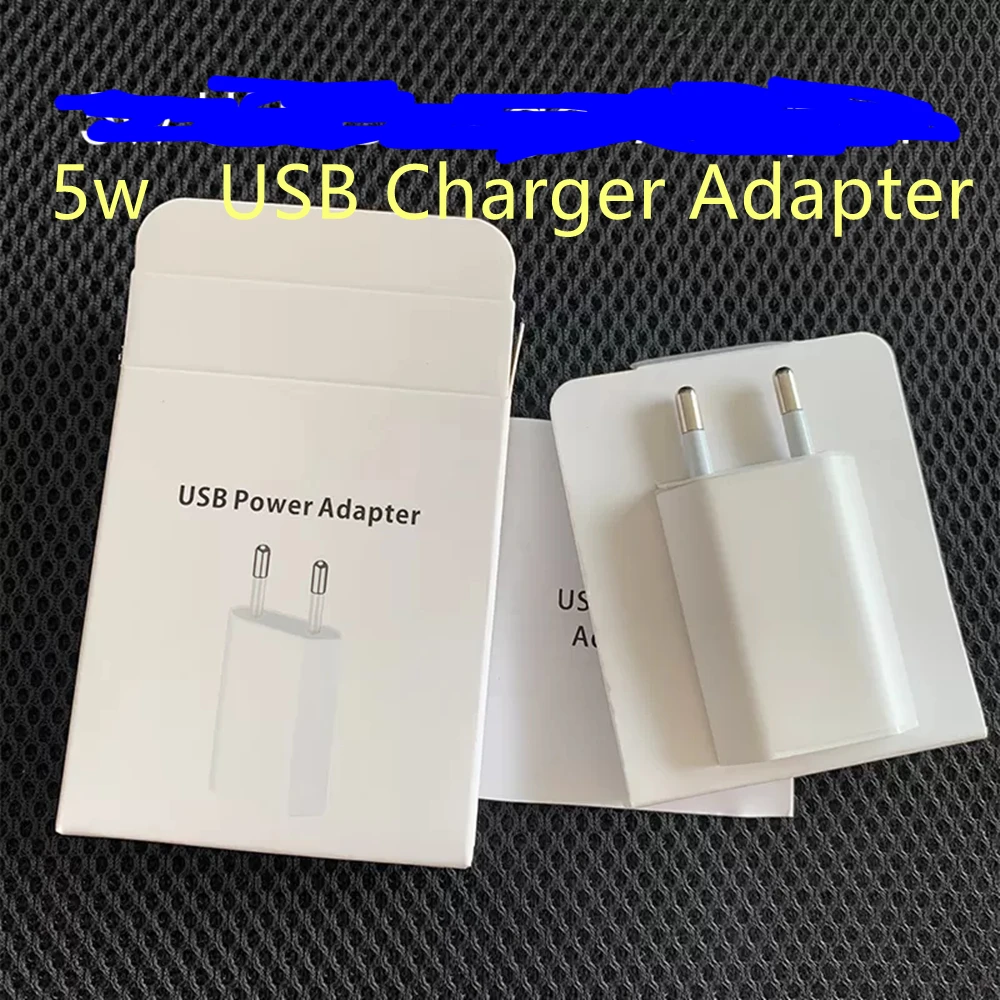 

20 шт./лот 5 Вт US настенный адаптер для сотового телефона A1385 USB дорожное зарядное устройство переменного тока для iPhone 5 6 7 8 Plus XR XS Max с розничной ...
