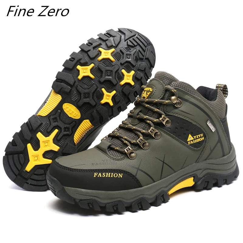 Новинка Большой размер 47 Сезон осень-зима Высокие мужские походные