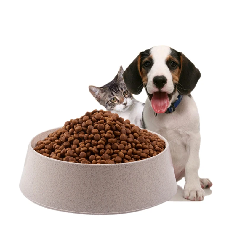 Домашние питомцы собаки кошки кормушки миски сухой Еда чаши для домашних