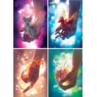 Алмазная 5D картина своими руками, Мультяшные кристаллы, милые животные, вышивка крестиком, квадратная Алмазная вышивка, мозаичная картина для дома dec ZWQ ZT