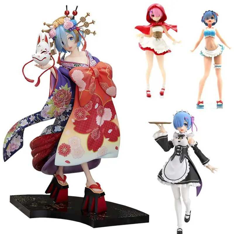 

Rem Yukata Sexy Anime Re:life In A Different World From Zero Pvc Action Figure Figurine Collectible Model Doll Toys For Kid Gift