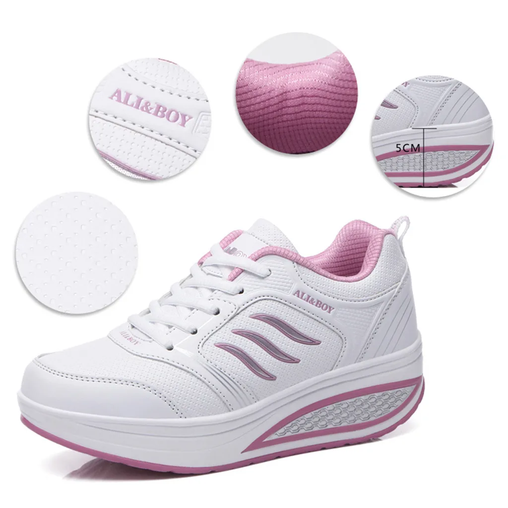 Кроссовки SAGACE женские спортивные дышащие сетчатые с утолщенной подошвой