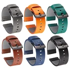 Ремешок для Huami Amazfit GTR 22e GTR2, кожаный браслет для часов Amazfit GTS 2 mini Bip, Сменные аксессуары, 22 мм 20 мм