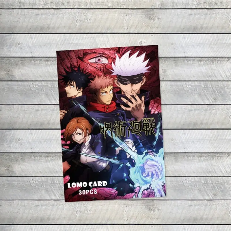 

30Pcs/Set Anime Jujutsu Kaisen Comic Gojou Satoru Yuji Itadori Lomo Cards Fans Gift Collection Stylish Lomo Card Mini Postcard