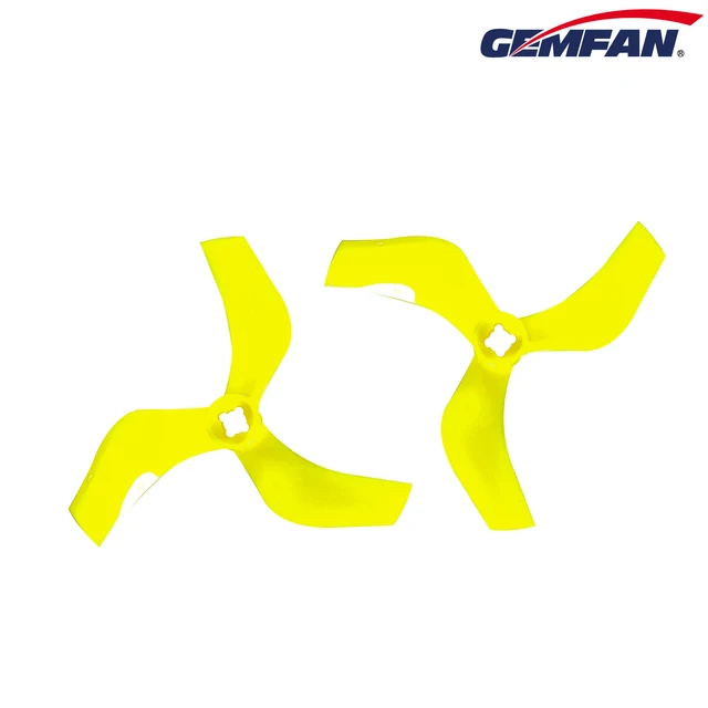 Gemfan D75 Ducted 75mm-3 5/1.5mm Yellow propeller