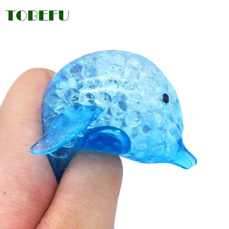 Мягкие бусы TOBEFU дельфин игрушка-мяч для снятия стресса сжимаемая игрушка