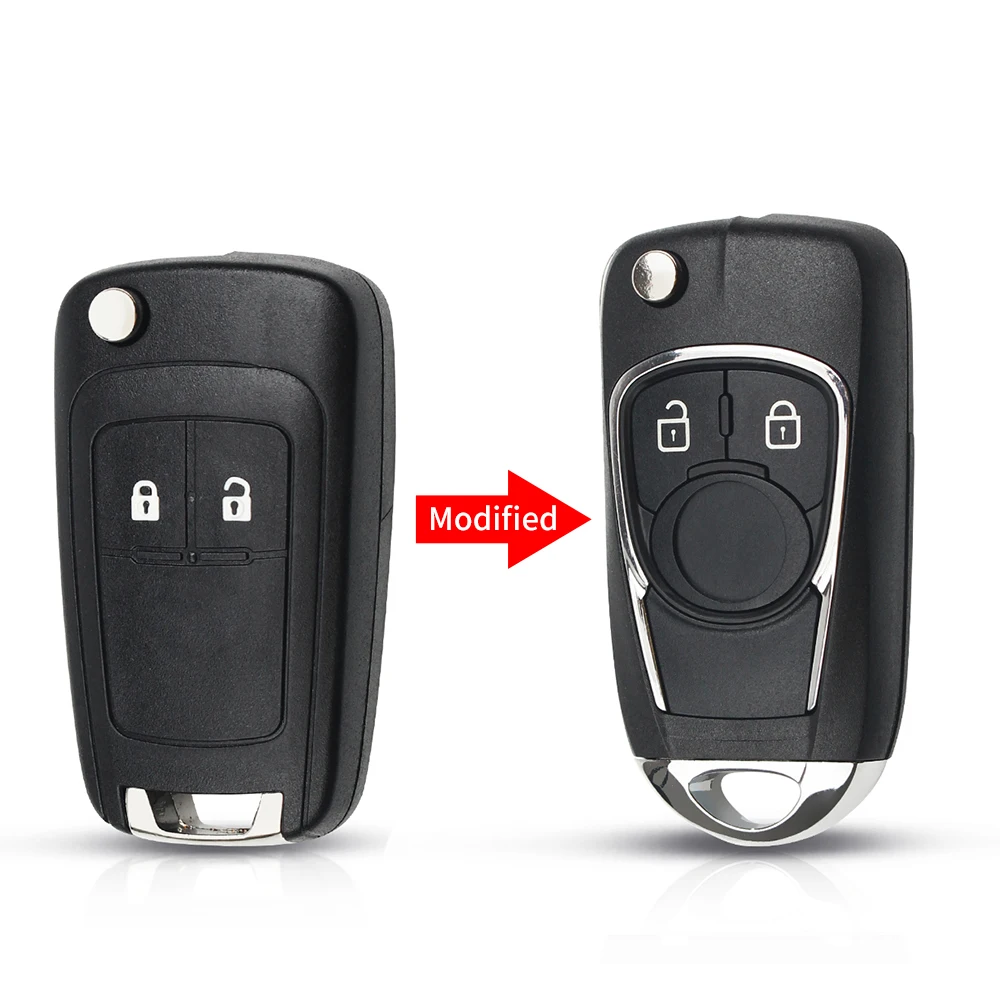 KEYYOU модифицированный флип Автомобильный ключ оболочка для Chevrolet Cruze VAUXHALL OPEL Insignia