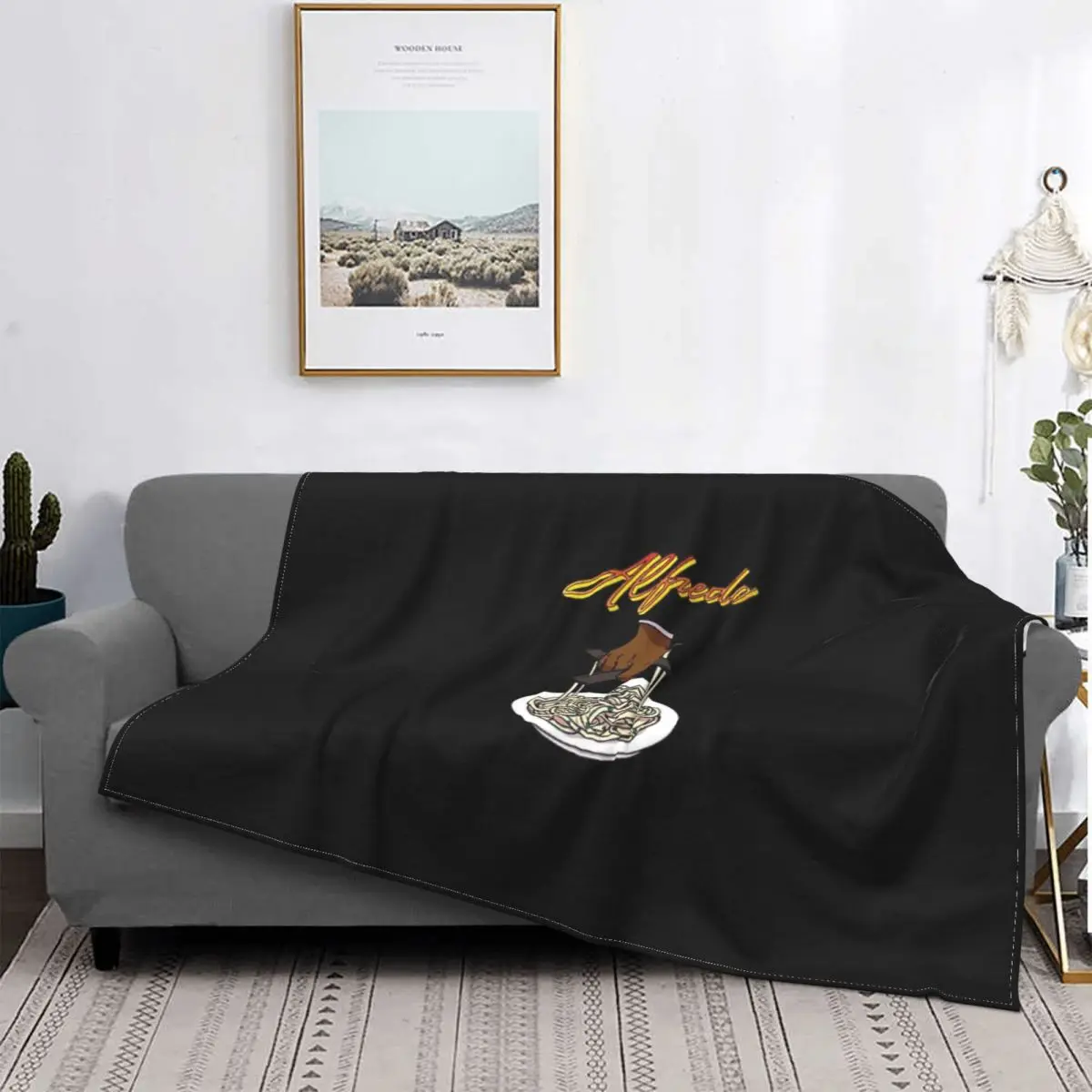 

Freddie yak-Manta de cuadros para niños, colcha para cama, sofá, Kawaii