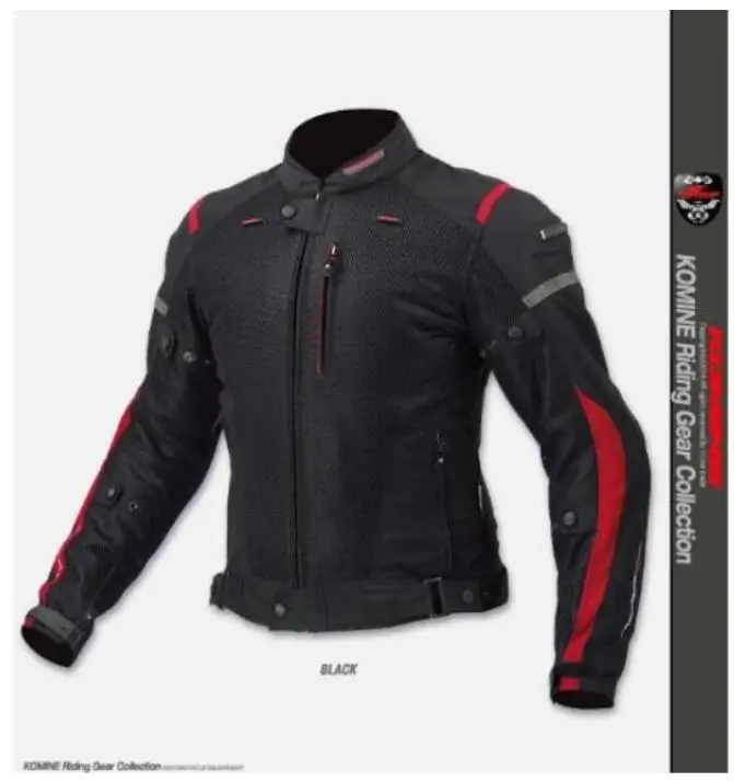 Новый KOMINE JK069 мотоциклетная летняя дышащая сетчатая куртка для велоспорта