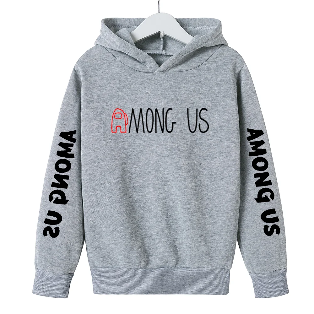 

2021 Spring New 3D Games Among Us Kids Hoodie Boys&Girls Long Sleeve Hooded Sweatshirts Children's Clothing Hoodies Streetwear