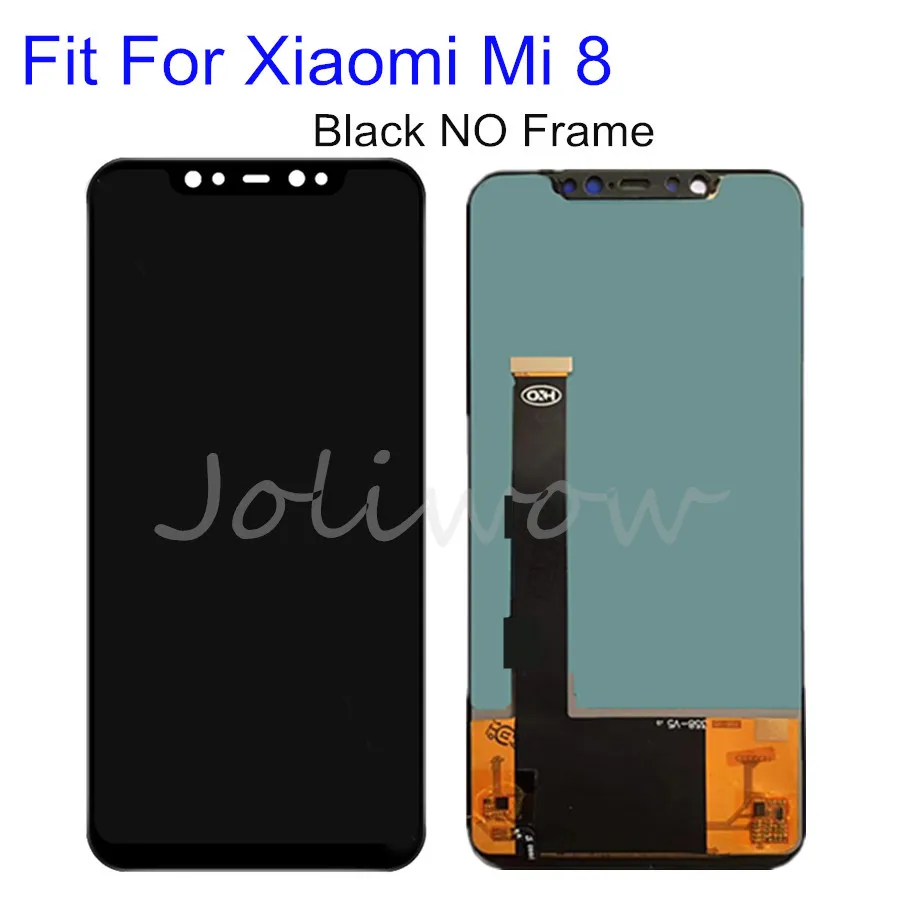 6 21 &quotЖК-дисплей для Xiaomi Mi 8 Mi8 ЖК-экран сенсорный экран дигитайзер сборка с рамкой