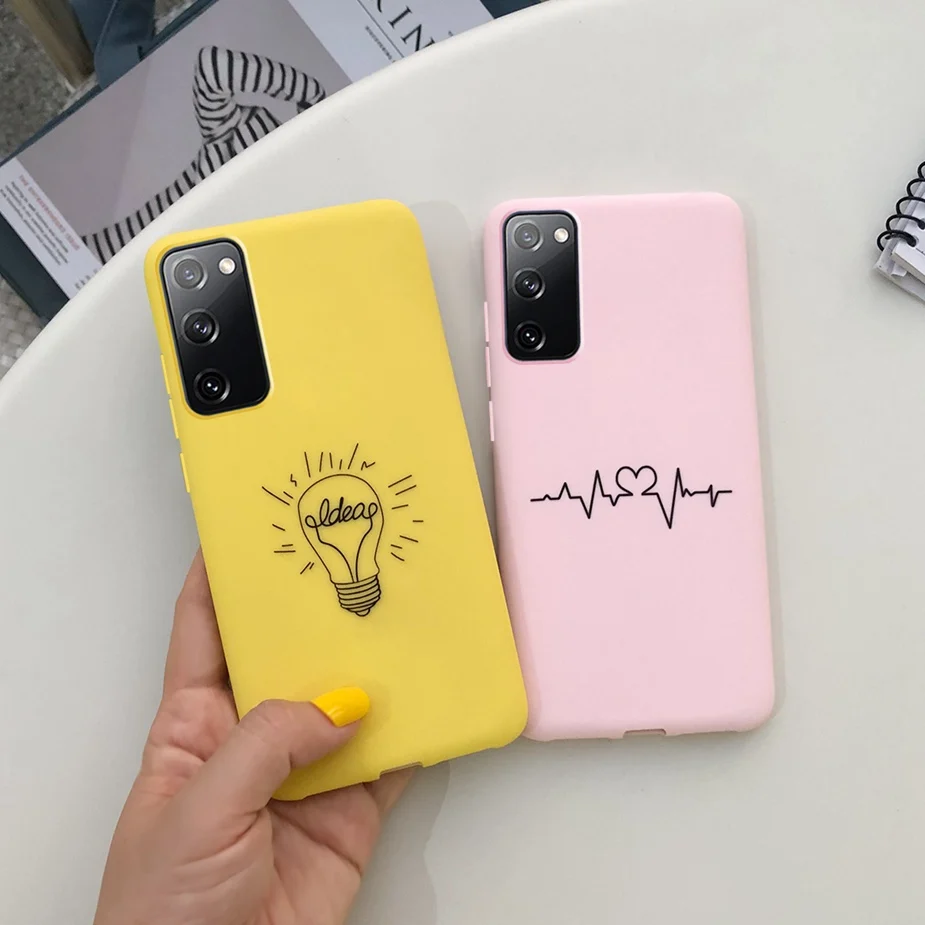 Чехол для Samsung Galaxy S20 FE мягкий тонкий чехол с изображением конфет Lite S 20 S20FE |