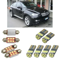 interior led car lights for bmw x6 e71 e72 reading dome bulbs for cars error free license plate light 14pclot