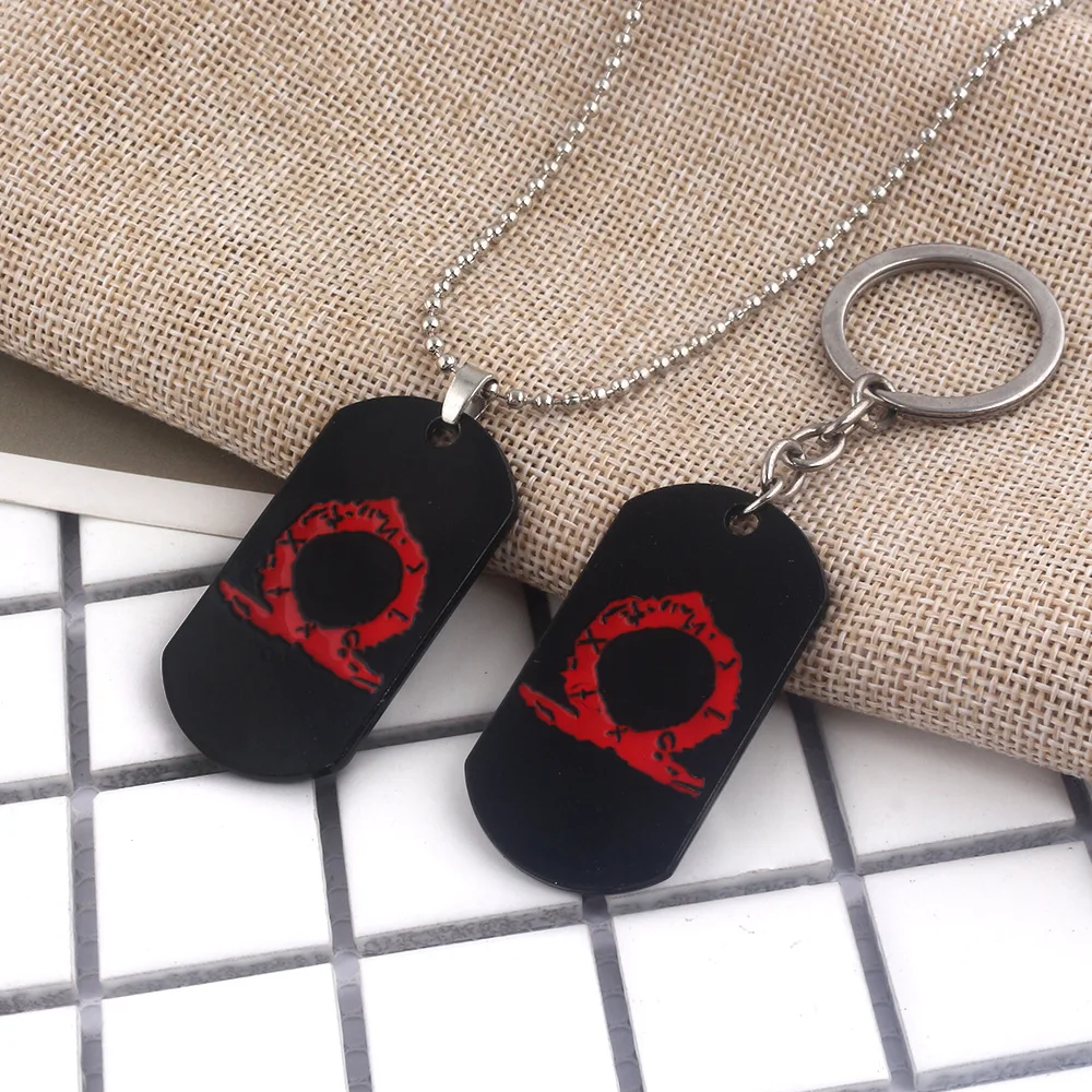 Косплей ожерелье из фильма периферийная игра по периметру God of War Ω Dog Tag подвесной