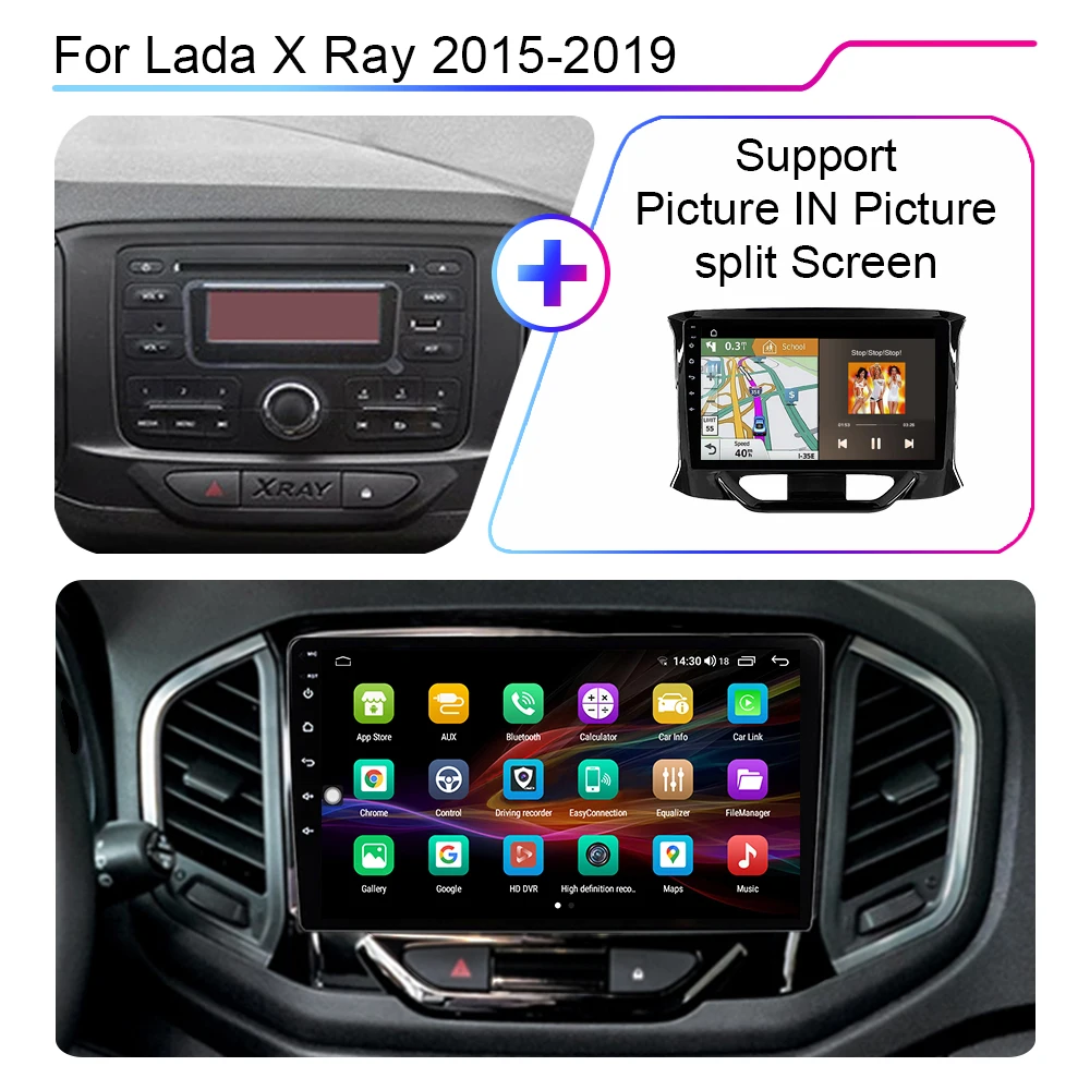 Автомагнитола XIMA XV6 Pro 2 din Android 10 gps для Lada X ray Xray 2015-2019 | Автомобили и мотоциклы