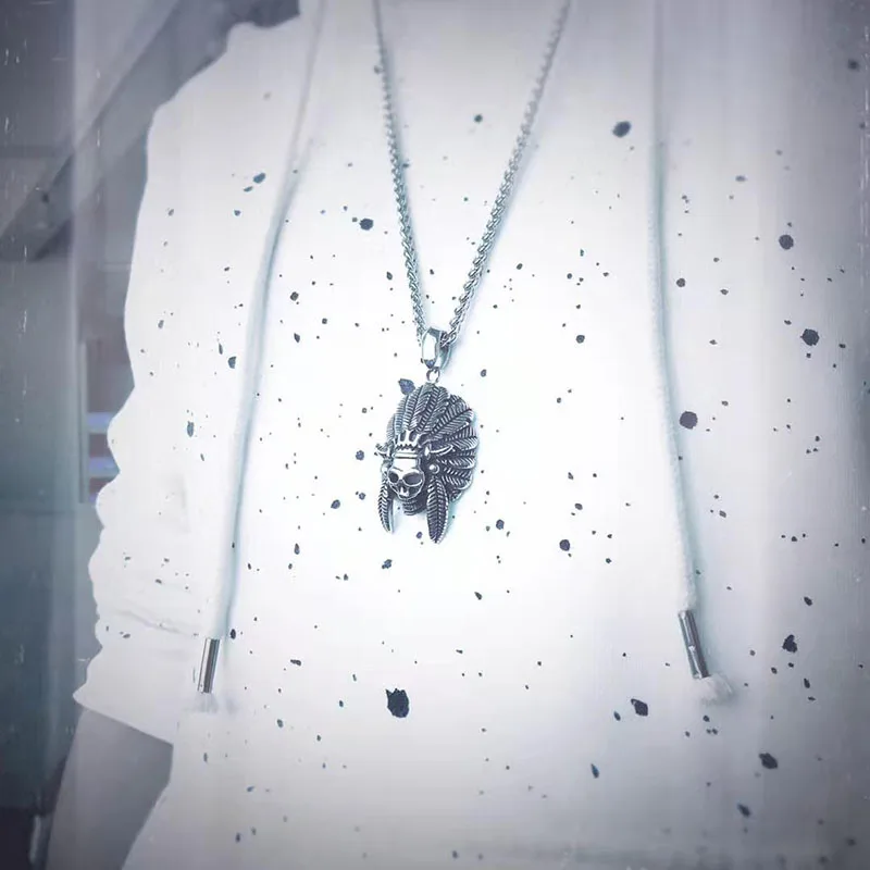 Мужской череп из нержавеющей стали Череп кольцо для ПАНКОВ | Украшения и