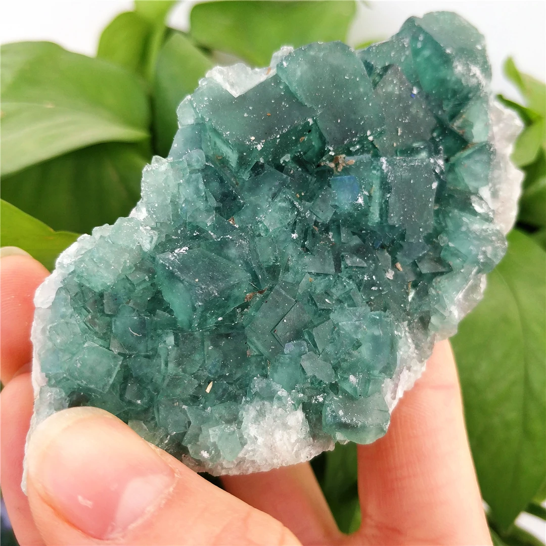 Природный необработанный Кристалл Камень неполированная зеленый флюорит грубый