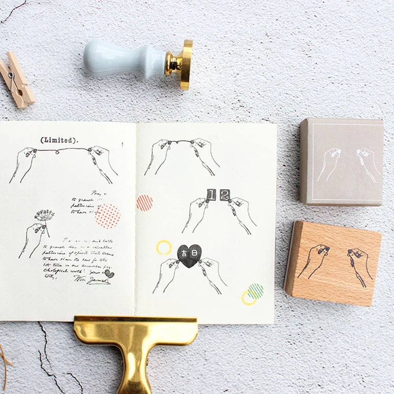 Штамп для декоративных часов деревянные и резиновые штампы скрапбукинга | Печати