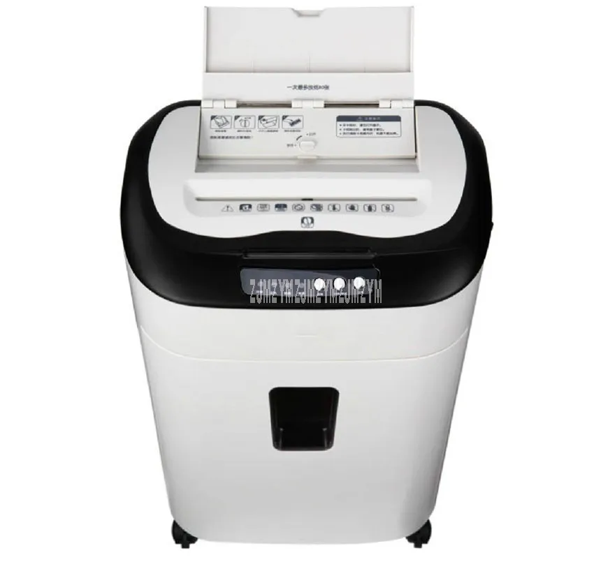19L A4 Size Office Automatic Electric Paper Shredder Shredding Effect 3x9mm No Noise Electric CD Card Paper Crush Shredder 9926