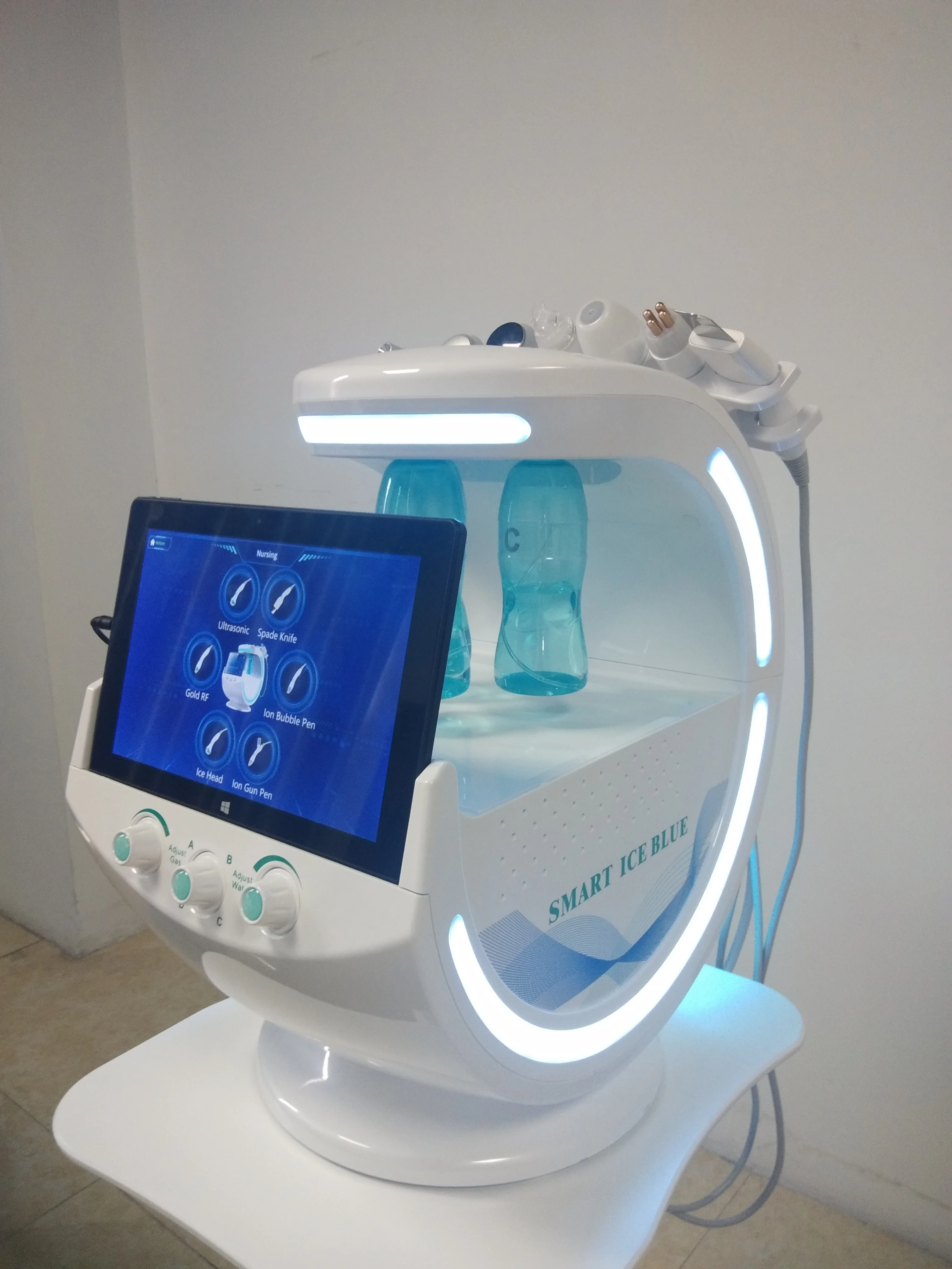 2022 по акции 7 в 1 Смарт ледяной голубой микродермабразия кутикулы Очищающая