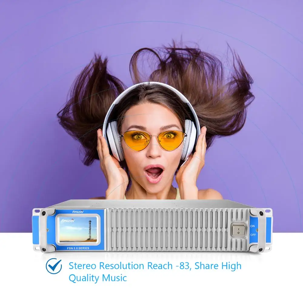 FMUSER FU-600A 600W 500 Вт передатчик FM-радио вещательная станция с фотоантенной A KIT |