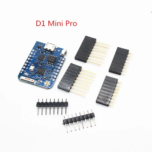 Для WEMOS D1 Mini Pro 16 Mбайт внешнего антенного разъема NodeMCU ESP8266 ESP 8266EX CP2104 WI FI макетная