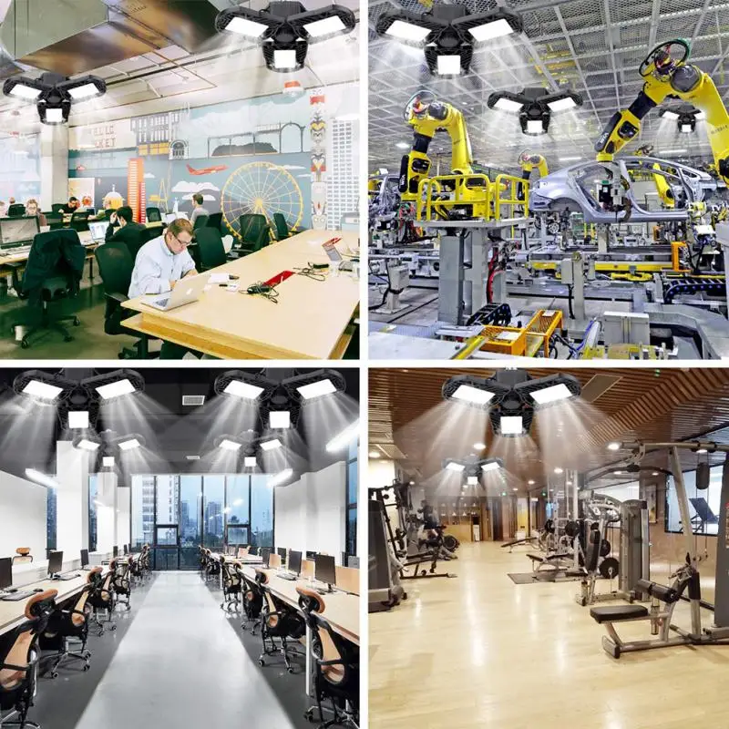 360 градусов 60 Вт тройной свечение промышленный подвесной светильник