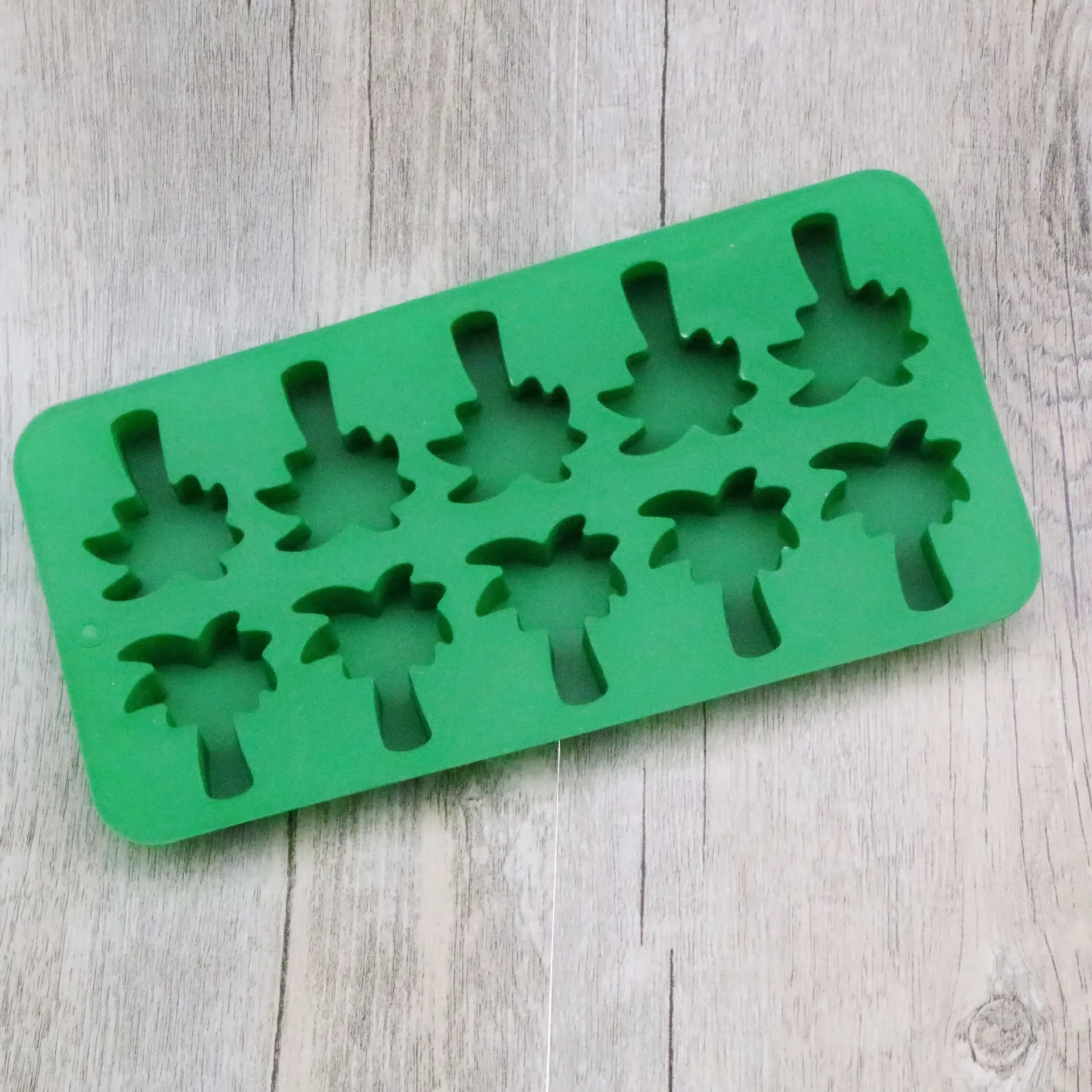 Силиконовая форма для шоколада с кокосовой пальмой кокосового пудинга льда