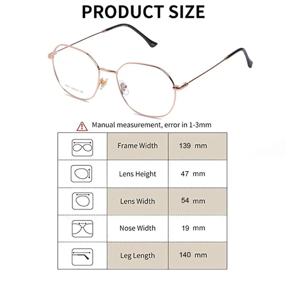 Женская оправа Геометрическая без рецепта прозрачная 54 мм золотой неровный с