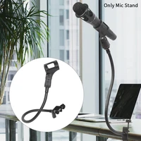 microphone arm stand with clip 360 degree rotate home ktv adjustable gooseneck non scratch table mounting flexible universal