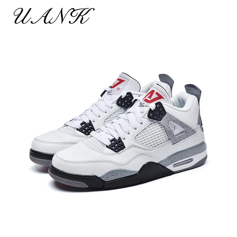 

UANK High Quality Leather Men's Basketball Shoes Women's Basketball Training Sports Shoes 2021 Men's And Women's Sports Shoes
