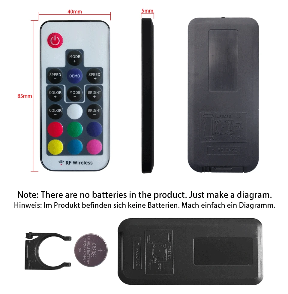 Мини Led RGB пульт дистанционного управления DC5-24V 17key RF беспроводной контроллер с 4pin Женский DC для 5050 12A RGB светодиодные ленты освещение