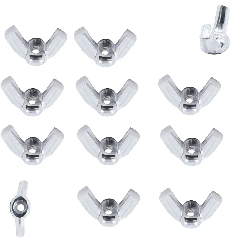 

10/20 шт., оцинкованные гайки для 3D-принтера, из нержавеющей стали