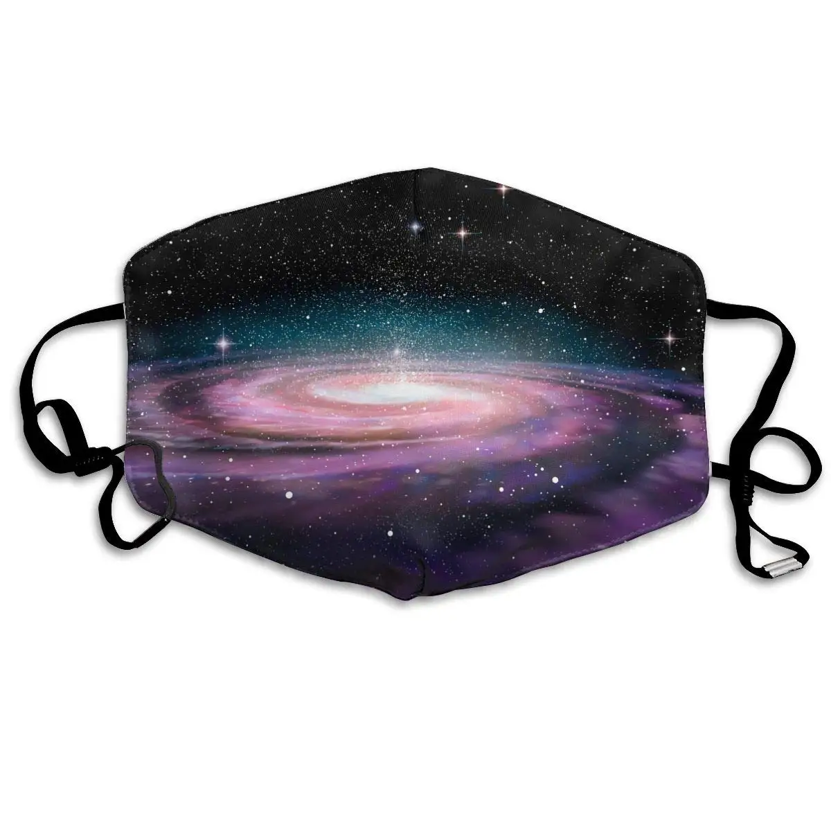 

Starr Galaxy Purple Nebula Cloudy Washable Reusable Mask, Cotton Anti Dust Half Face Mouth Mask For Kids Teens Men Women With