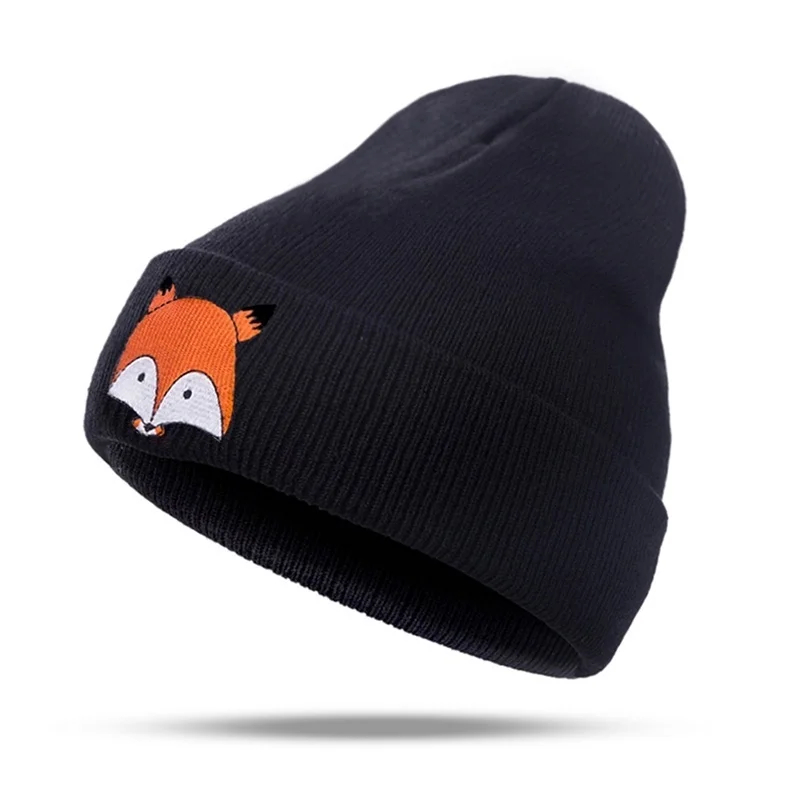 fashion Kids Baby winter warm Soft Cotton Beanie Girl Boy fox Knit Hat Toddler Infant Newborn Warm Cap | Детская одежда и обувь