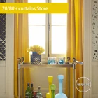 Вельветовые шторы простые нордические американские деревенские светлые роскошные Ретро ярко-желтые шторы для спальни гостиной балконные занавески