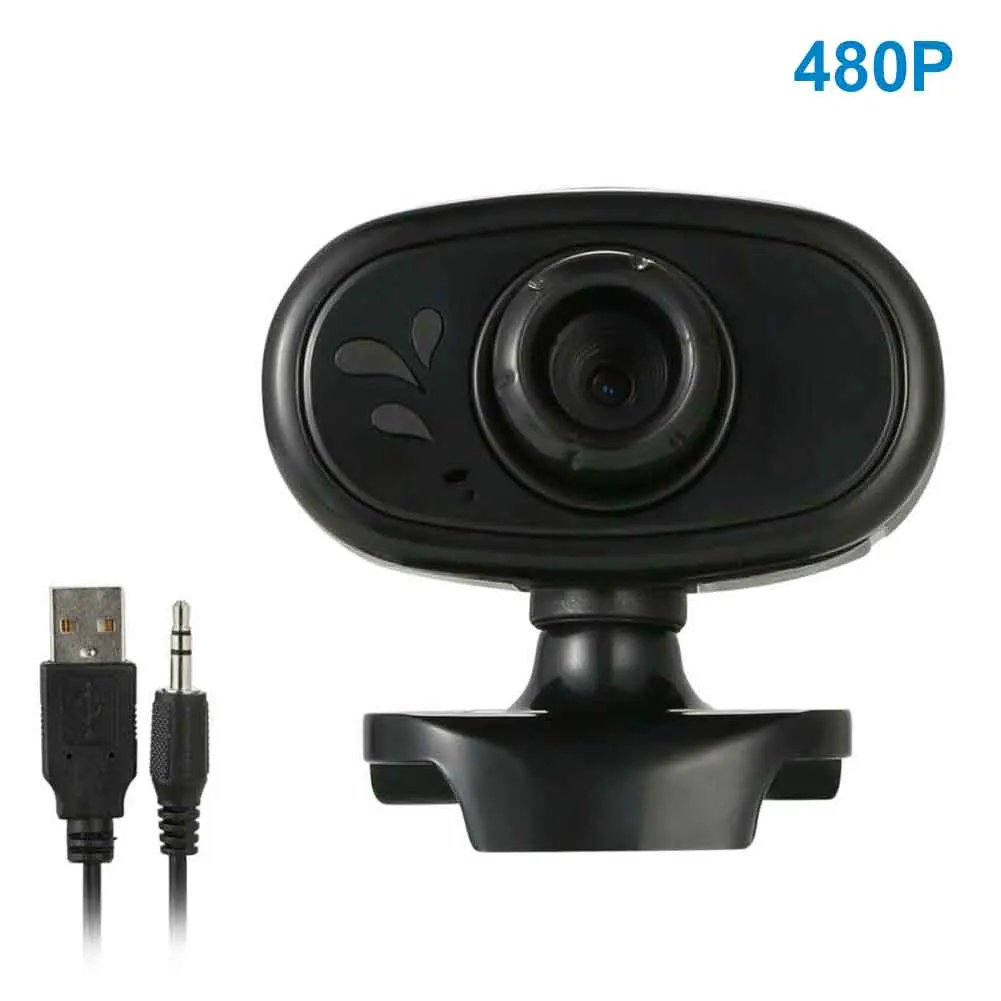 

Video Calling Web Camera Home Office Desktop UVC High Definition Universal USB 2.0 Drive Free 360 Degree Built In Microphone