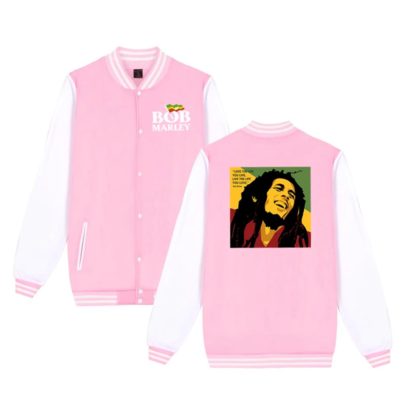 2 Bob Marley, бейсбольная куртка, Толстовка для мужчин и женщин, куртки и пальто в стиле хип-хоп, Harajuku, толстовка, зимняя одежда, уличная одежда - Цвет: 2
