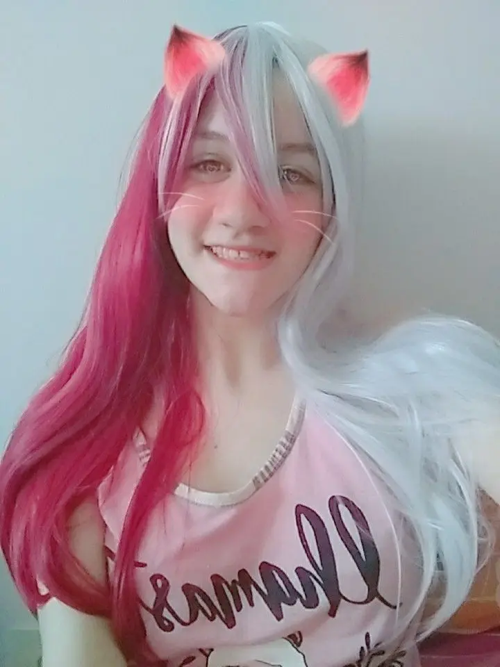 Женский Аниме Boku no My Hero academic Todoroki Shoto Genderbend костюм для косплея на Хэллоуин длинные