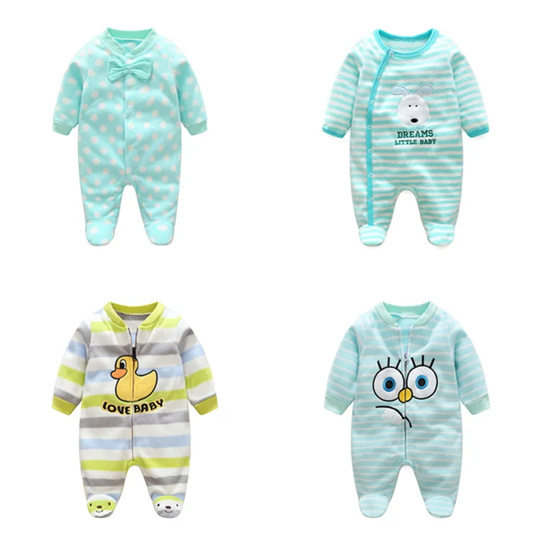 Комбинезоны для младенцев 3 12 мес. зимний теплый флисовый комплект одежды