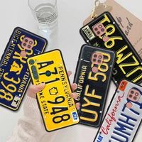 Retro Funny License Plate Number Phone Case For Moto Play Plus G60 G50 G40 G30 Fusion G20 G10 Power one Fusion Power