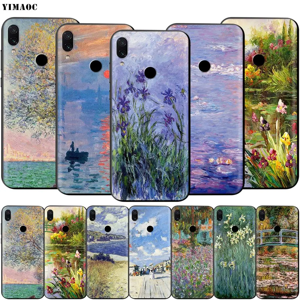 Чехол YIMAOC Claude Monet для Xiaomi Redmi Note MAX 3 6 6A 7 8 9 se a1 a2 Pro Lite pocophone f1|Бамперы| |
